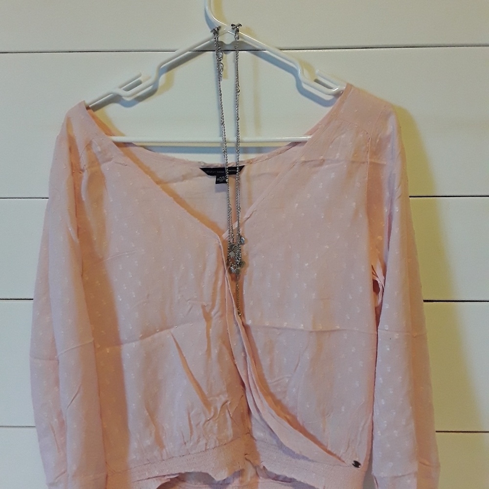 American Eagle V neck Blouse
